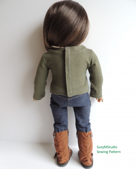 Wrap T-Shirt for 18 inch doll by SuzyMStudio