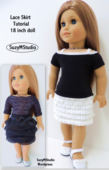 Free Lace Skirt Tutorial