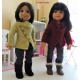Front Wrap Sweater Sewing Pattern for 18" dolls SuzyMStudio