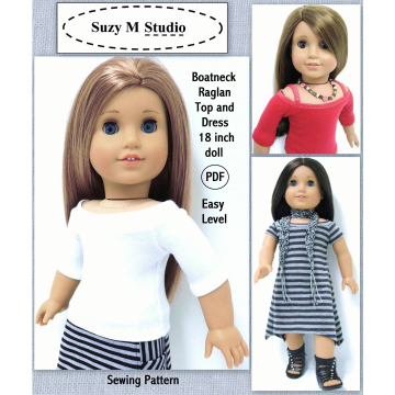 Boatneck Raglan Dress and Top